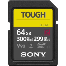 Карта памяти Sony 64GB SF-G Tough Series UHS-II SDXC Memory Card (SF-G64/T1)
