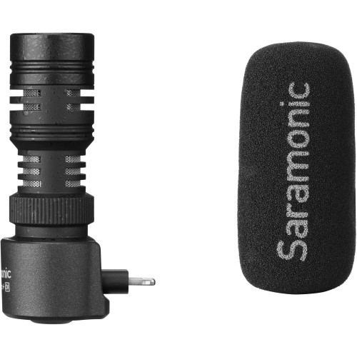 Мікрофон Saramonic SmartMic+ Di Compact Directional Microphone with Lightning Plug for iOS Mobile Devices (SmartMic+ DI) | Saramonic