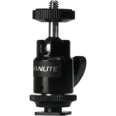 Шаровая головка Nanlite Mini Ball Head with Hot Shoe Adapter and 1/4''-20 Mount (AS-BH-1/4)