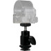Зажим с шаровой головкой Nanlite Pavotube Transparent Polycarbonate Clip and Mini Ball Head with Hot Shoe Adapter (HD-T12+BH) | Nanlite