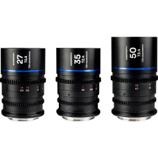 Комплект анаморфных объективов Venus Optics Laowa Nanomorph S35 Anamorphic Prime 3-Lens Bundle (Sony E, Blue Flare)(VE273550SEB)