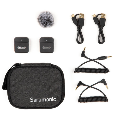 Компактная радиосистема Saramonic Blink 100 B1 Digital Camera-Mount Wireless Clip-On Microphone System with 3.5mm Connector (2.4 GHz) (Blink100 B1) | Saramonic