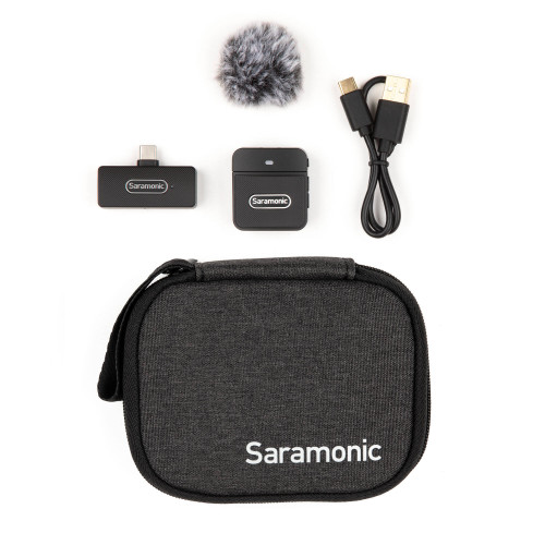 Компактна радіосистема Saramonic Blink 100 B5 Compact Digital Wireless Clip-On Microphone System with USB-C Connector (2.4 GHz) (Blink 100 B5) | Saramonic