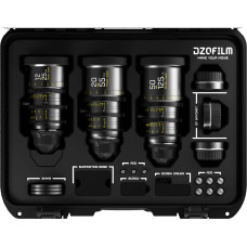 Комплект об'єктивів DZOFilm Pictor T2.8 Super35 Zoom 3-Lens Kit (PL & EF Mount, Black) (DZO-7220001B/2B/4B-Kit)