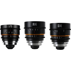 Комплект анаморфных объективов Venus Optics Laowa Nanomorph S35 Anamorphic Prime 3-Lens Bundle (ARRI PL & Canon EF, Amber Flare)(VE273550PLEFA)