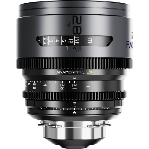 Комплект об'єктивів DZOFilm PAVO 2x Anamorphic 28/40/75mm T2.1 3-Lens Set (Blue Coating, PL/EF Mount) (DZO-PAA3PLMB) | DZOFilm