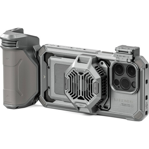 Комплект Tilta Khronos Advanced Kit for iPhone 15 Pro Max (Titanium White)(TK-IP15-PMC-TW) | Tilta