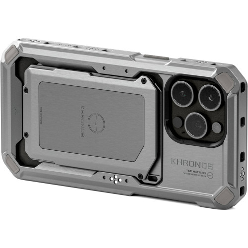 Чохол Tilta Khronos Mobile Filmmaking Case for iPhone 15 Pro Max (Titanium White) (TK-IP15-PMFC-TW) | Tilta