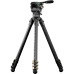 Штатив (комплект) Tilta 75mm Cine Fluid Head with 3-Stage Carbon Fiber Tripod Legs (8 Kg Load, Space Gray) (TT-CT08-75-SG) | Tilta