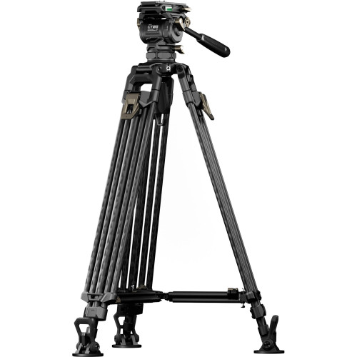 Штатив (комплект) Tilta 75mm Cine Fluid Head with 2-Stage One-Touch Carbon Fiber Tripod System (8 Kg Load, Space Gray) (TT-CT08A-75-SG) | Tilta