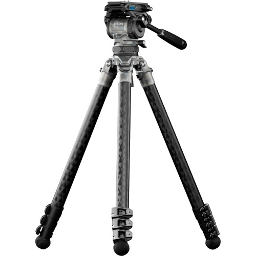 Штатив (комплект) Tilta 75mm Cine Fluid Head with 3-Stage Carbon Fiber Tripod Legs (8KG) - Snow Camo (TT-CT08-75-SC) | Tilta