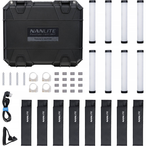 Студийное освещение Nanlite PavoTube II 6XR RGB LED Pixel Tube Light (10', 8-Light Kit) (PT6XR8KIT) | Nanlite