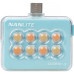 Портативная светодиодная панель Nanlite cookie USB-C Mini Square LED (Cyan Blue) (COOKIE-S-CB) | Nanlite