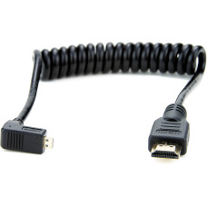 Кабель Atomos Coiled Right-Angle Micro-HDMI to HDMI Cable 30cm (ATOMCAB007)