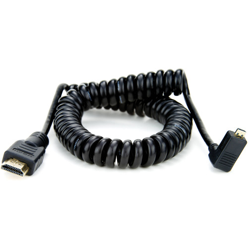 Кабель Atomos Coiled Micro-HDMI to HDMI Cable 50cm (ATOMCAB013) | Atomos