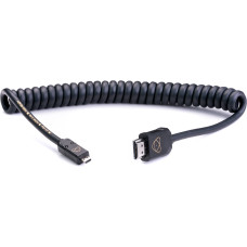 Кабель Atomos AtomFLEX Coiled Micro-HDMI to HDMI Cable 40cm. (ATOM4K60C2)
