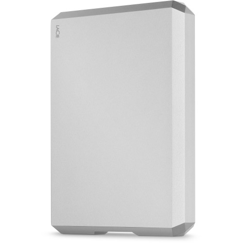 Портативний зовнішній накопичувач LaCie 4TB USB 3.1 Type-C Mobile Drive (Moon Silver) (STHG5000400) | від бренду LaCie