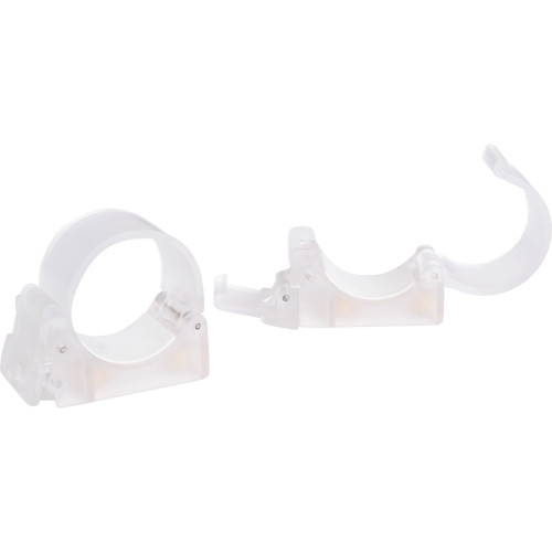 Зажим Nanlite PavoTube Transparent Polycarbonate Clip with Two 1/4'-20 Receivers (HD-T12-1-C) | Nanlite