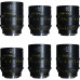 Комплект об'єктивів Vespid Kit A with EF mount (25/35/50/75/100/125mm T2.1) in hard case (DZO-V21A6EF) | DZOFilm