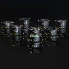 Комплект об'єктивів Vespid Prime Cine Lens 8-lens Kit EF mount (16mm T2.8 +25,35,50,75,100,125 T2.1+Macro 90mm T2.8 ) with Hard Case-Metric (DZO-V21K8EFM)