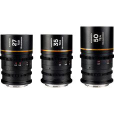 Комплект анаморфных объективов Venus Optics Laowa Nanomorph 35mm T2.4 1.5x S35 Anamorphic Lens (Canon RF, Amber Flare)(VE273550RFA)