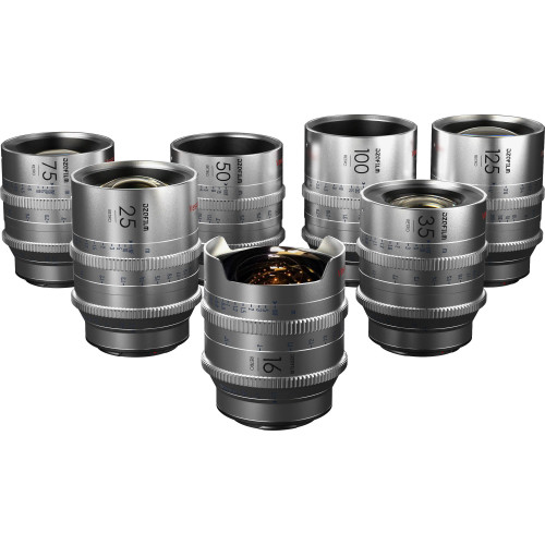 Об'єктив DZOFilm Vespid Retro 7-Lens Kit (16,25,35,50,75,100,125mm) with Hard Case (DZO-VR21B7PLS) | DZOFilm
