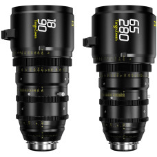 Комплект об'єктивів DZOFilm Tango 18-90mm T2.9 & 65-280mm T2.9-4 S35 Zoom Lens Bundle (ARRI PL & Canon EF) (DZO-T189029M/DZO-T6528029M)