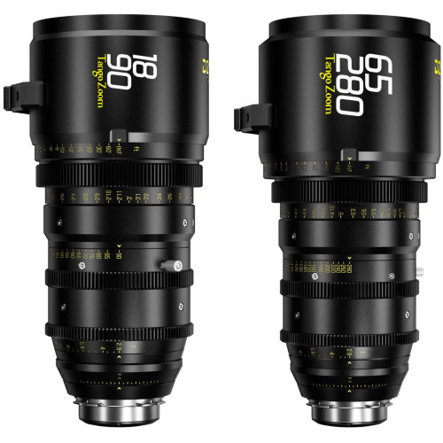 Комплект об'єктивів DZOFilm Tango 18-90mm T2.9 & 65-280mm T2.9-4 S35 Zoom Lens Bundle (ARRI PL & Canon EF) (DZO-T189029M/DZO-T6528029M) | DZOFilm