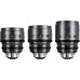 Комплект об'єктивів DZOFilm PAVO 2x Anamorphic 28/40/75mm T2.1 3-Lens Set (Neutral Coating, PL/EF Mount, Feet) (DZO-PAA3PLМN) | DZOFilm