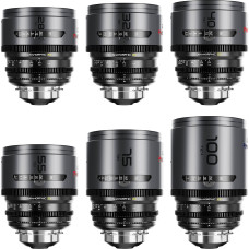 Комплект об'єктивів DZOFilm PAVO 2x Anamorphic 6-Lens Set (Neutral Coating, PL/EF Mount) (DZO-PA6PLMN)