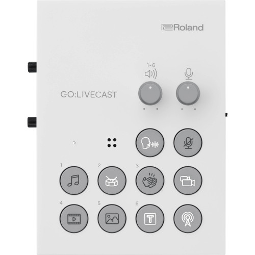 Портативный микшер Roland GO:LIVECAST Live Streaming Audio and Video Studio for Smartphones and Tablets (GOLIVECAST) | Roland