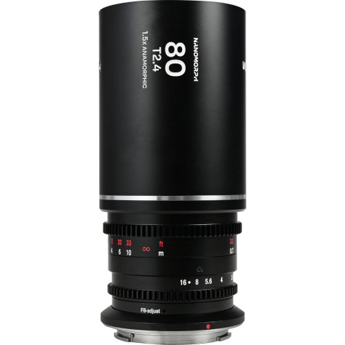 Анаморфний об'єктив Venus Optics Laowa Nanomorph 80mm T2.4 1.5x S35 Anamorphic Lens (Canon RF, Silver Flare)(VE8024RFS) | LAOWA
