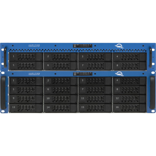 Сетевой накопитель OWC Jupiter Callisto 32TB 16-Bay NAS Server (16 x 2TB SSDs) (JCAL1635R032H1S) | OWC