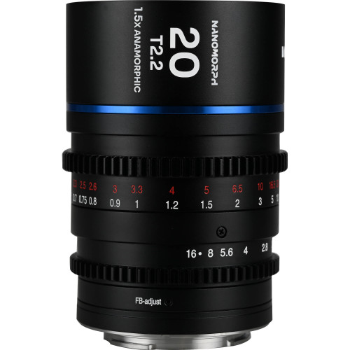 Анаморфный объектив Venus Optics Laowa Nanomorph 20mm T2.2 1.5x MFT Anamorphic Lens (Micro Four Thirds, Blue Flare)(VE2022MFTB) | LAOWA