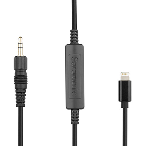 Кабель Saramonic LC-C35 Locking 3.5mm Connector to Apple-Certified Lightning Output Cable (LC-C35) | Saramonic