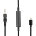 Кабель Saramonic LC-C35 Locking 3.5mm Connector to Apple-Certified Lightning Output Cable (LC-C35) | Saramonic