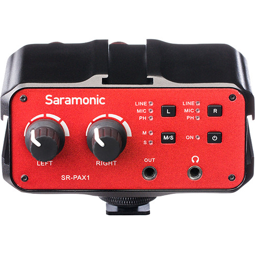 Микрофонный микшер с предусилителем Saramonic SR-PAX1 Two-Channel Audio Mixer, Preamp, Microphone Adapter (SR-PAX1) | Saramonic