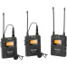 Компактна радіосистема Saramonic UwMic9 2-Person Camera-Mount Wireless Omni Lavalier Microphone System (514 to 596 MHz) (UWMIC9 RX+TX) | Saramonic