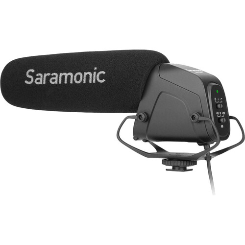 Накамерний мікрофон Saramonic SR-VM4 Camera-Mount Shotgun Microphone (SR-VM4) | Saramonic
