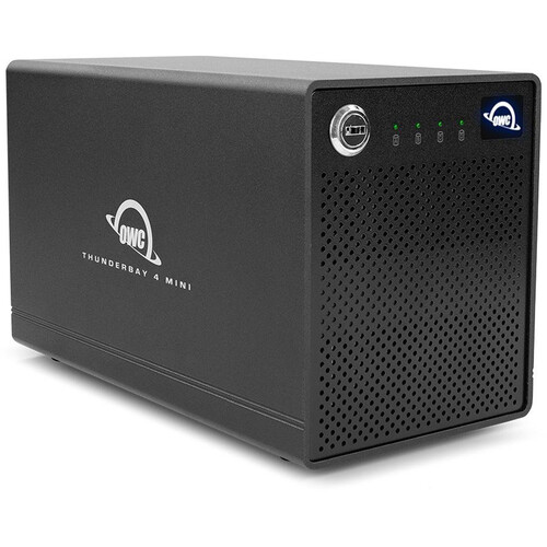 Внешний корпус для накопителей OWC ThunderBay 4 mini 4-Bay Thunderbolt 3 RAID Array and Drive Enclosure (OWCTB3QMJB000) | от бренда OWC