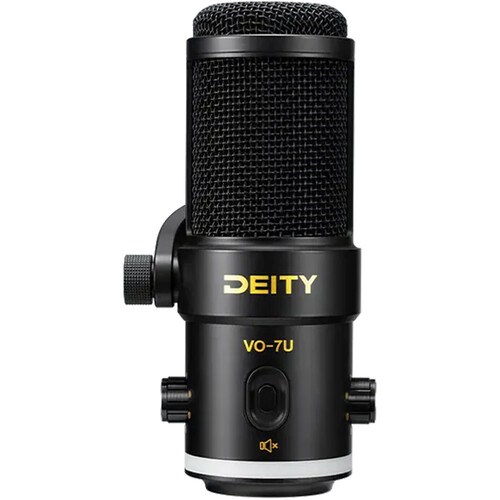 Мікрофон Deity Microphones VO-7U Dynamic Supercardioid USB Streamer Microphone Kit with Desktop Tripod (Black) (DTA0196D21) | DEITY Microphones