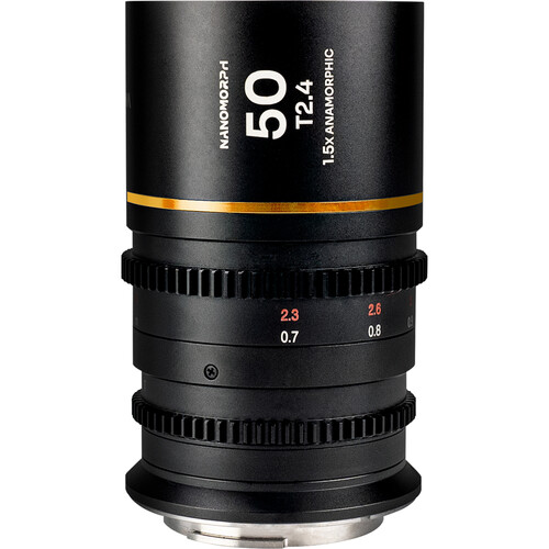 Анаморфний об'єктив Venus Optics Laowa Nanomorph 50mm T2.4 1.5x S35 Anamorphic Lens (Canon RF, Amber Flare) (VE5024RFA) | LAOWA