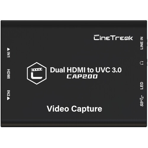 Пристрій відеозахоплення CineTreak Dual HDMI to USB 3.0 Video Capture Device (CAP20D) | CineTreak
