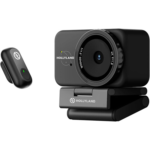 Веб-камера Hollyland Lyra UHD 4K Webcam Streaming Bundle with LARK A1 Wireless Microphone (Black) (Lyra LARK A1 TX) | Hollyland
