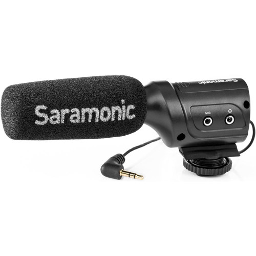 Накамерный микрофон Saramonic SR-M3 Mini Directional Condenser Microphone with Integrated Shockmount (SR-M3) | Saramonic