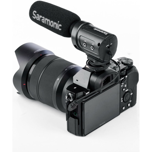 Накамерный микрофон Saramonic SR-M3 Mini Directional Condenser Microphone with Integrated Shockmount (SR-M3) | Saramonic