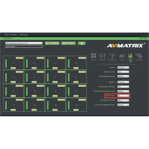 Мультиэкран/матричный комутатор Avmatrix MMV1630 (MMV1630) | Avmatrix