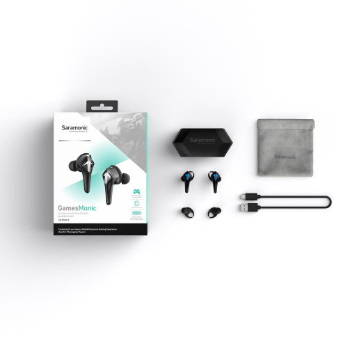 Наушники Saramonic BH60 GamesMonic True Wireless Gaming Earbuds (Black) (SR-BH60-B) | Saramonic