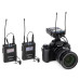 Компактна радіосистема Saramonic UWMIC9 KIT2 2-Person Camera-Mount Wireless Omni Lavalier Microphone System (514 to 596 MHz) (UWMIC9 Kit2) | Saramonic