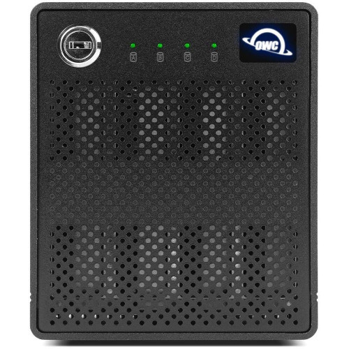 Зовнішній накопичувач OWC 2TB ThunderBay 4 mini 4-Drive SSD Thunderbolt 3 RAID 5 Array (OWCTB3QMSRS02TP) | від бренду OWC